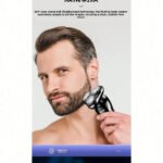 Men's 3 In 1 Electric Shaver Portable Travel Grooming Tool 1 Unit Birthday Gift Whole Body Washable 3D Floating Head Multi-function Beard Nose Hair Trimme Rechargeable Floating Blade Beard Nose Hair Trimmer Father's Day - Image 2