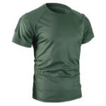 Tactical Short Sleeve T-Shirt Army Military Men's Athletic Tops Workout Gym Training T Shirt Quick Dry Outdoor Hiking Shirt - Image 3