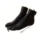 4pcs Winter Beanie Hat Gloves Scarf Caps Socks Thickened Fleece Lined Neck Cashmere Scarves Cap Set For Men Women - Image 2