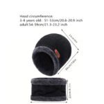 Winter Hat for Men Women Beanie Hats Scarf Glove Earmuff Set Thick Warm Slouchy Beanies Hat for Boy Girl Cap - Image 2