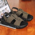 Brand Classic Mens Sandals Summer Genuine Leather Sandals Men Outdoor Casual Lightweight Sandal Fashion Men Sneakers - Image 5
