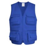 Fishing Vest for Men Outdoor, Utility Safari Cargo Vest With 8 Pockets, Lightweight, Work, Hiking, Travel
