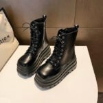 Style Fashionable/comfortable Short Boots for Heightening/slimming Thick-soled Women's Boots 9 Cm Catwalk Knight Boots for Women - Image 5
