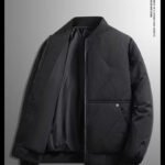 New autumn and winter baseball collar, men's fashionable and versatile cotton jacket, outer warm cotton jacket, baseball jacket, - Image 3