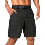 Mens Cargo Hiking Shorts Water Resistant Quick Dry Lightweight Breathable Tactical Shorts with Nylon Belt - Image 16