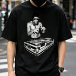 DJ Lee Inspired by Bruce T-shirt Funny Tony Stark Kung Fu Movie Fan Gift T-shirt