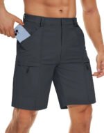 Men's Waterproof Cargo Shorts Summer Quick Dry Hiking Shorts Outdoor Multi-pockets Camping Training Work Shorts Man - Image 17