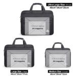 Large Capacity Briefcase Bag Men Business Bag 15.6 inch 17 inch 19 inches Laptop Bag Shoulder Bags Canvas Handbags Messenger Bag - Image 2