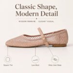 2026 Women's Mesh Ballet Flats Pointed Toe Breathable Flat Shoes Elegant Casual Slip On Shoes For Office Travel - Image 4