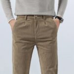 Spring Autumn Men's Corduroy Trousers New Men's Clothing Stretch Slim Fit Casual Pants Fashion Mens Business Work Pants - Image 5