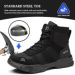 Lightweight Indestructible Steel Toe Safety Work Shoes Puncture Resistant Non Slip Tactical Work Sneakers for Men Women - Image 4