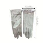 Sun Protection Lace Gloves Summer Touchscreen Breathable Non-Slip Driving Gloves Elegant Lace Design for Women Outdoor Shopping - Image 6