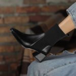 2026 Autumn Winter New Ankle Socks Shoes Women Fashion Large Size 43 Knitted Short Boots Women Slip on High Heels Botas De Mujer - Image 6