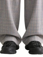 SLTNX 2026 Retro Chic Plaid Pants Women's Loose Pants Fashion Street Casual Pants Office Wear - Image 6