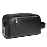 Male Long Money Wallets Mobile Phone Pouch Men Messenger Bag Anti-Theft Men's Fingerprint Lock Bags for Men Leather Hand Bag - Image 4