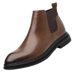 Autumn And Winter Fashionable Men's Leather Casual Ankle Boot Classic Business Formal Boots Comfortable And Anti-Slip Flat Boots - Image 21
