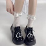 New Design Lace Socks Japanese Style Lolita Kawaii Sock Women's Summer Mesh Breathable Fishnet Socks Sweet Ballet Cute Bow Socks - Image 5