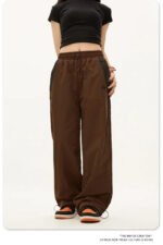 Y2K Vintage Fashion Loose Pant 2024 Casual Street Hip Hop Baggy Pants High Waist Wide Leg Trousers Solid Joggers Women Clothes - Image 5