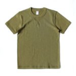 Heavy 300g Cotton T-shirt Men's Seamless Weaving Bamboo Cotton Short Sleeve Tee Tops Unisex Clean Fit Design Collar Undershirt - Image 3