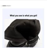 Women's 2025 New Niche Internet Celebrity Muffin Platform Locomotive Punk Goth Lace-up Medium Boots - Image 6