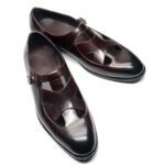 Genuine Leather Mens Classic Summer Dress Sandals Buckle Strap Black Brown Closed Toe Business Party Casual Formal Shoes for Men - Image 4