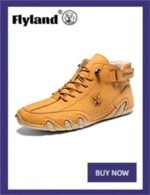 FLYLAND Men's Ankle Boots Casual Leather Shoes Fashion Vintage Hand Stitching Soft Business Handmade Shoes - Image 13