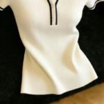 Sweaters O-Neck Knitted Sweater Women Pullovers New Summer Short Sleeve Knit Sweater Pullover Women Tops Sueters De Mujer Q3890 - Image 3