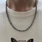 Women Antique Retro Engraved Oval Pendant Necklace Vintage Boho Statement Necklaces for Dating Travel Occasions - Image 3