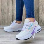 Women's Shoes Spring and Autumn New Mesh Breathable Casual Shoes Outdoor Lightweight Non-slip Wedge Heel Thick-soled Sneakers - Image 3