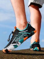 Men Quick Dry Barefoot Water Shoes Breathable Aqua Beach Sneakers, Non Slip Swim Surfing Diving Footwear Outdoor River Hiking Walking Wetsuit Shoes - Image 6