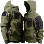 New Autumn WinterTactical Jackets Men Military Soft Shell Waterproof Windproof Hooded Jacket Outdoor Functional Multi-pockets - Image 6