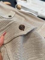 Summer Female Hollow Out O Neck Vest New Women Single Breasted Leisure Vests Fashion Thin Sleeveless Jacket Solid Color Tank Top - Image 5