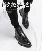 Men Boots Red Sole Handmade Solid Color Lace Up Classic Business Ankle Boots for Men Free Shipping Fashion Mens Shoes - Image 10