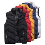 8XL 7XL Plus size vest men Brand Men Jacket Sleeveless Vests Winter Jackets man Casual Coats Men's Vest Cotton Thicken Waistcoat - Image 2