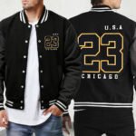 Polk High Number 33 Prints Unisex Jackets Classic Pocket Sportswear Street Fashion Menswear Loose Autumn Baseball Uniform Mens