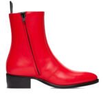 New Chelsea Boots Men Shoes Genuine Leather Red Fashion Versatile Banquet British Style Street Party Wear Classic Ankle Boots - Image 6