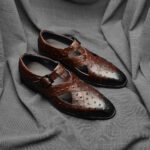 Rome Style Men's Sandals Genuine Cow Leather Summer Buckle Strap Hollow Out Casual Business Wedding Dress Shoes Men Open Shoes - Image 3