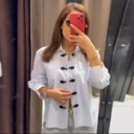 Women's Shirt Tops Autumn 2026 New Chic Retro Blouses Fashion Loose Elegant Women's Leisure Travel Holiday Street Youth Shirts - Image 2