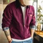 Maden Men's Retro J001 Detroit Jacket Heavyweight Canvas Hunting Coat Lapel Collar Work Jackets with Zipper for Spring Fall - Image 6