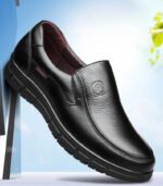 Summer New Men Leather Shoes soft soled Casual Flat Shoes Outdoor Walking shoes Comfort fashion soft leather shoes Loafers - Image 6