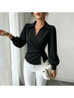 Fashion women Blouses and Shirts White Long Sleeve Blouse 2026 New Spring Autumn Basic Tops Chic Women's Shirt for Women office - Image 6
