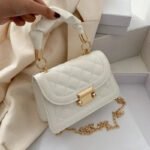 Women PU Leather Shoulder Bags Small Messenger Designer Female 2024 New Fashion Chain Rhomboid Crossbody Bag Ladies Mini Handbag - Image 5