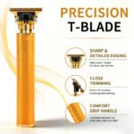 Grooming Kit for Men, Electric Hair Clipper, T-Blade Trimmer, Foil Shaver and Nose Trimmer, Rechargeable Cordless - Image 5