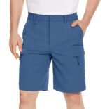 Men's Quick Dry Cargo Shorts Summer Waterproof Hiking Shorts Outdoor Multi-pockets Camping Training Work Shorts Man - Image 4