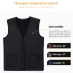 Winter 9/5 Zone Heating Jacket Fast Heating Safety Long Battery Life USB Smart 3 Heating Levels Clothing Unisex Hiking Cycling - Image 2