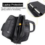 Large Capacity Briefcase Bag Men Business Bag 15.6 inch 17 inch 19 inches Laptop Bag Shoulder Bags Canvas Handbags Messenger Bag - Image 6