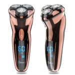Hatteker Electric Shaver for Men Full Body Washable Rechargeable LCD Display Floating Beard Razor - Image 3