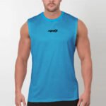 Men's Fitness Tank Tops Europe United States Fashion Brand Round Neck Sports Sleeveless T-shirt Summer Men Mesh Running Vests - Image 5
