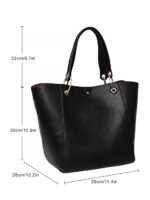 Pahajim Handbags for Women Large Tote Bag PU Leather Waterproof Handbags Shoulder Bag Womens Top Handle Bag for Work Shopping Ba - Image 2