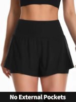 Anfilia 3" Women High Waisted Swim Board Shorts UPF 50+ Quick Dry Swim Trunks with Liner - Image 6